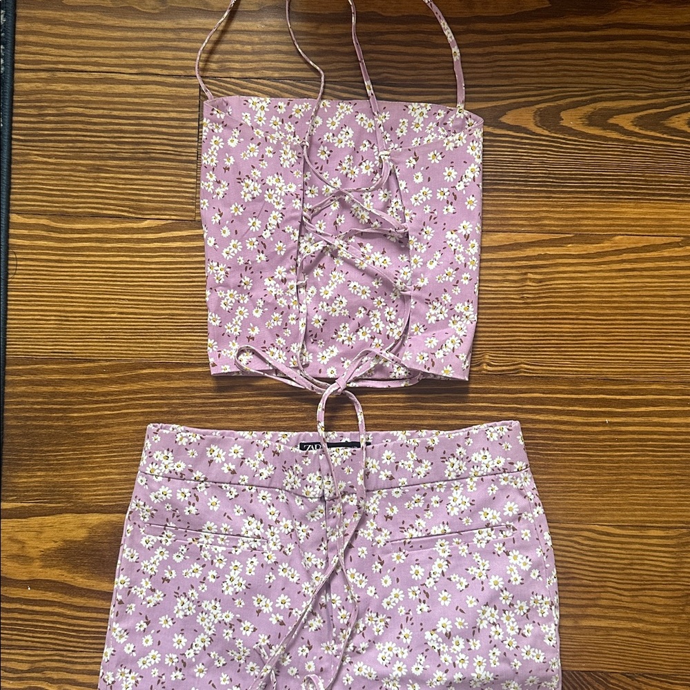 Zara Purple Floral Set - Picture 4 of 8